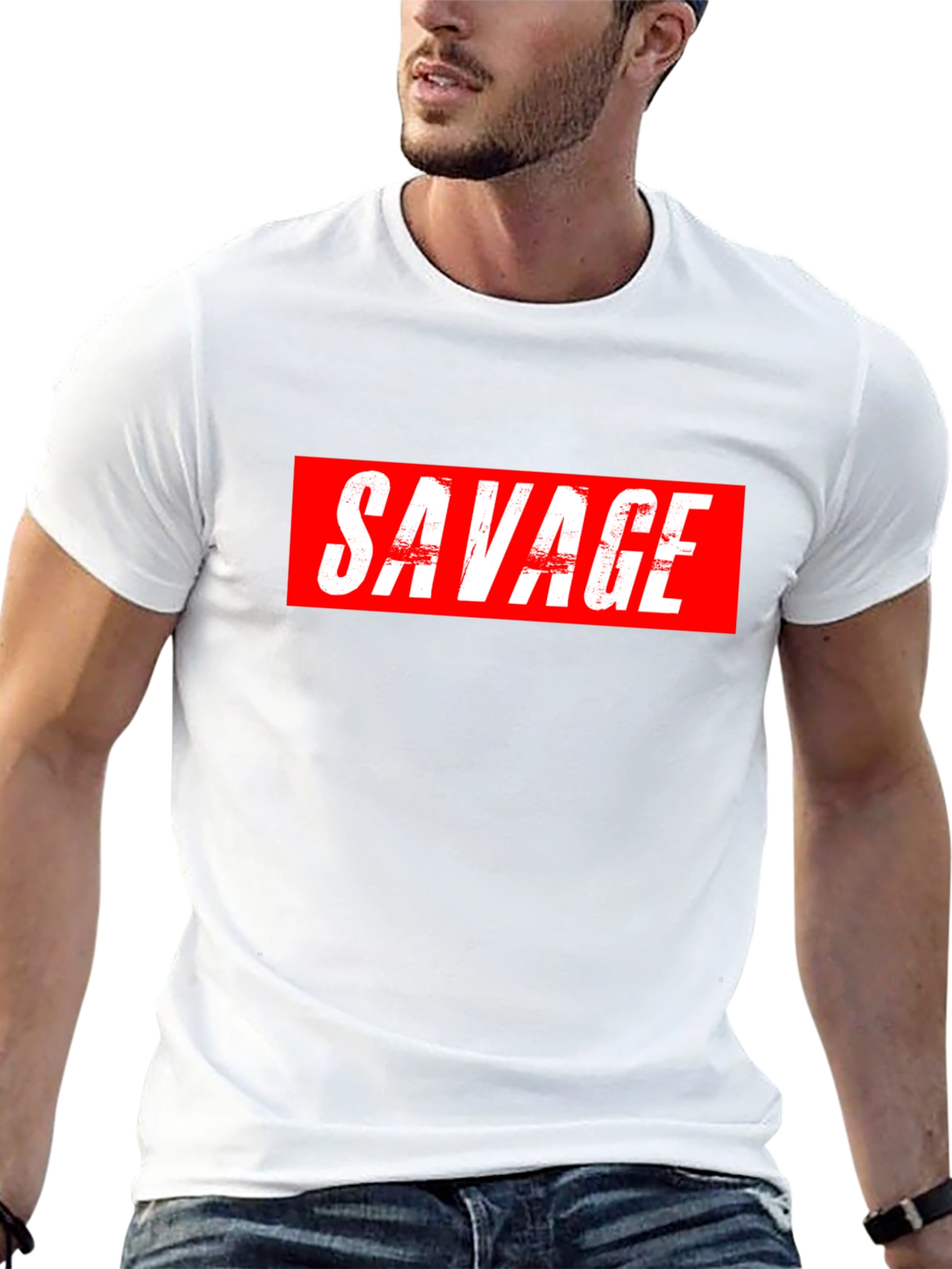 Savage Graphic Tee - Bold Streetwear Style