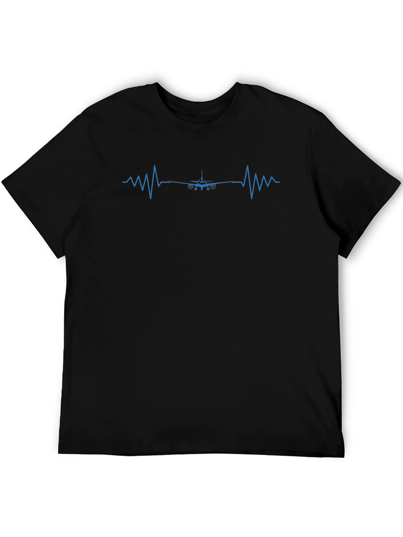 Airplane Heartbeat T-Shirt - Pilot Gift
