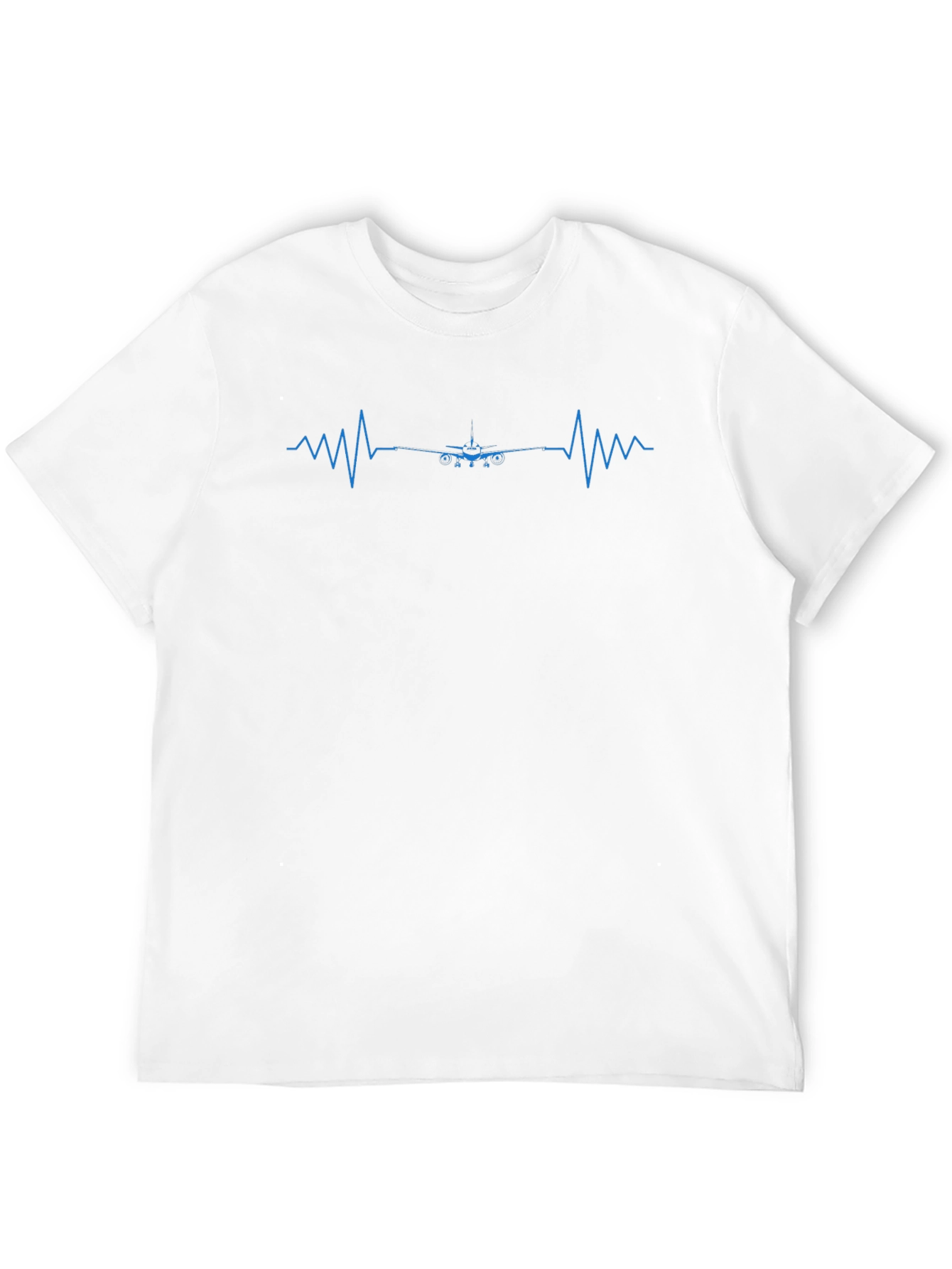 Airplane Heartbeat T-Shirt - Pilot Gift