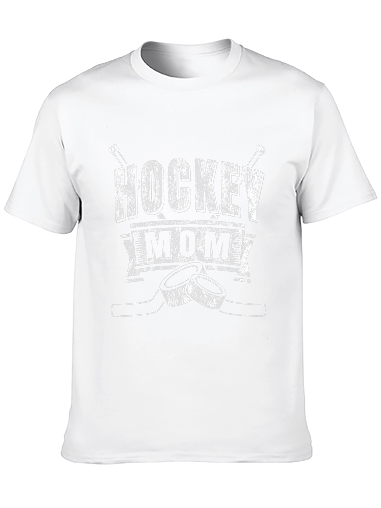 Hockey Mom Graphic Tee - Black Cotton T-Shirt