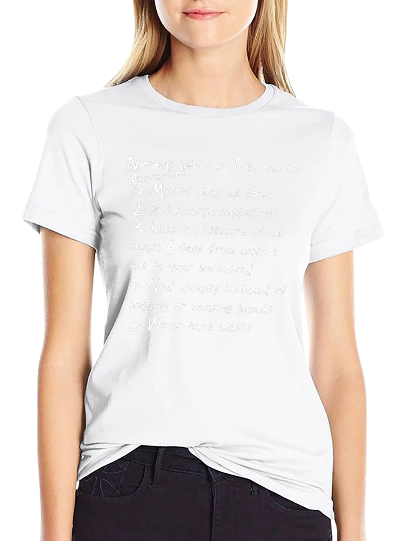 Introvert Quarantine Rules Graphic T-Shirt
