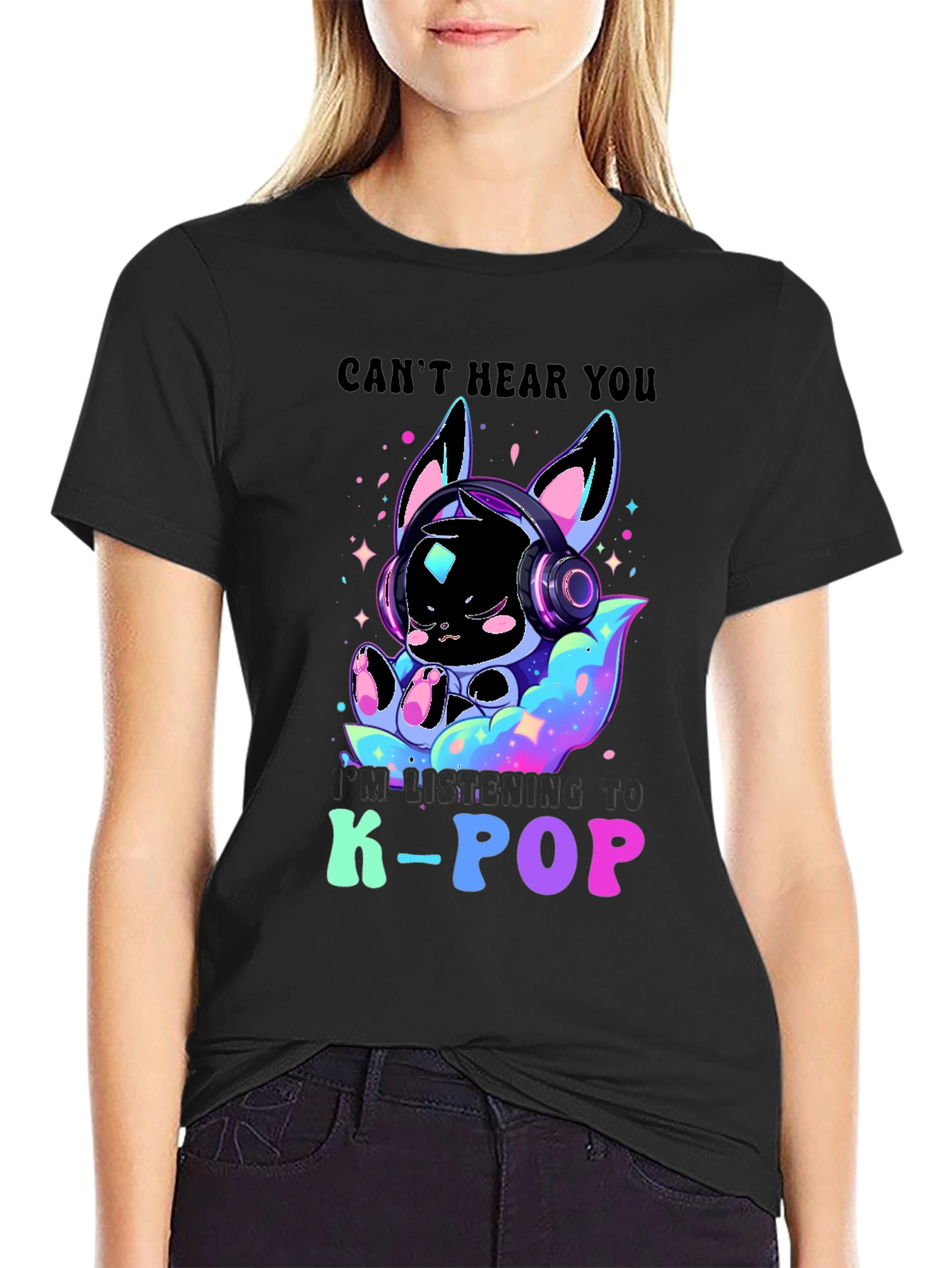 K-Pop Music Lover Tee: I Cant Hear You