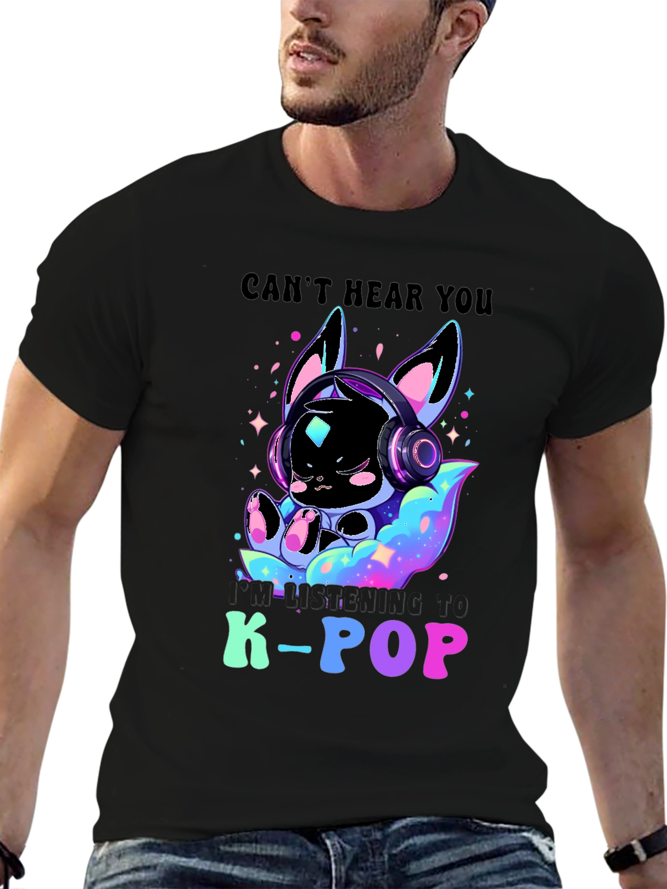 K-Pop Music Lover Tee: I Cant Hear You