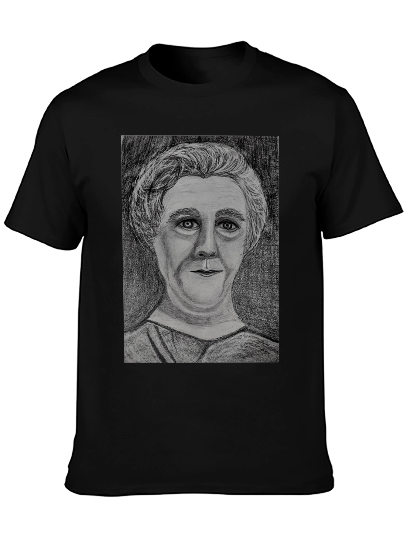 Eleanor Roosevelt Sketch T-Shirt - Unisex Black Tee