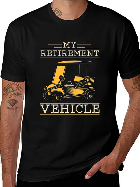 Retirement Vehicle Golf Cart T-Shirt