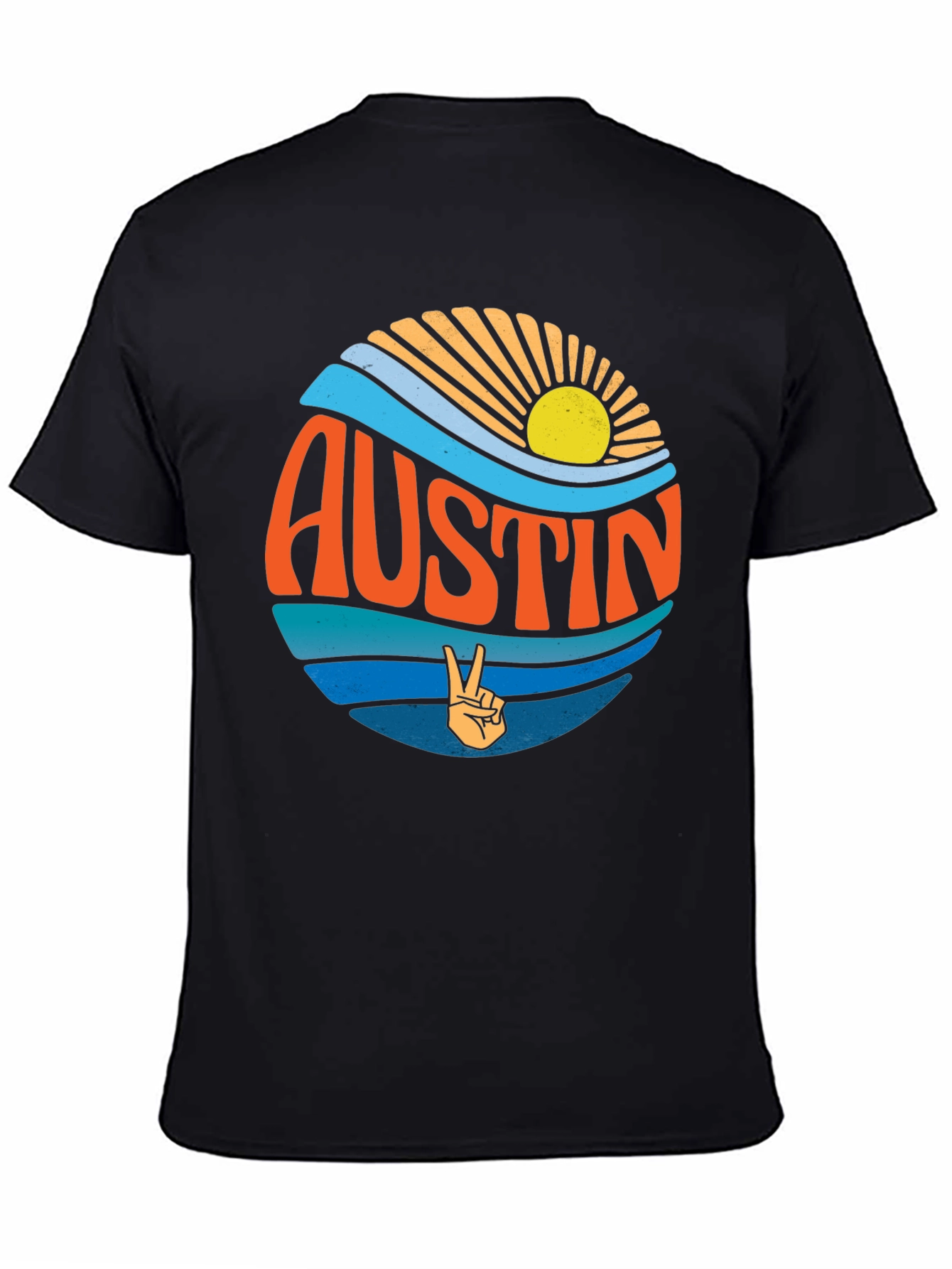 Austin Peace Sign T-Shirt