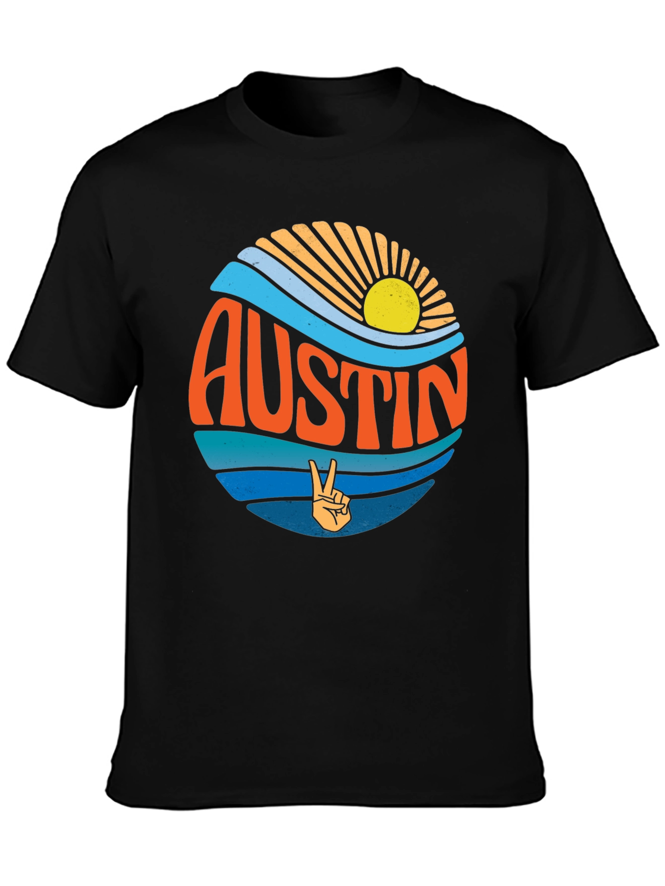 Austin Peace Sign T-Shirt