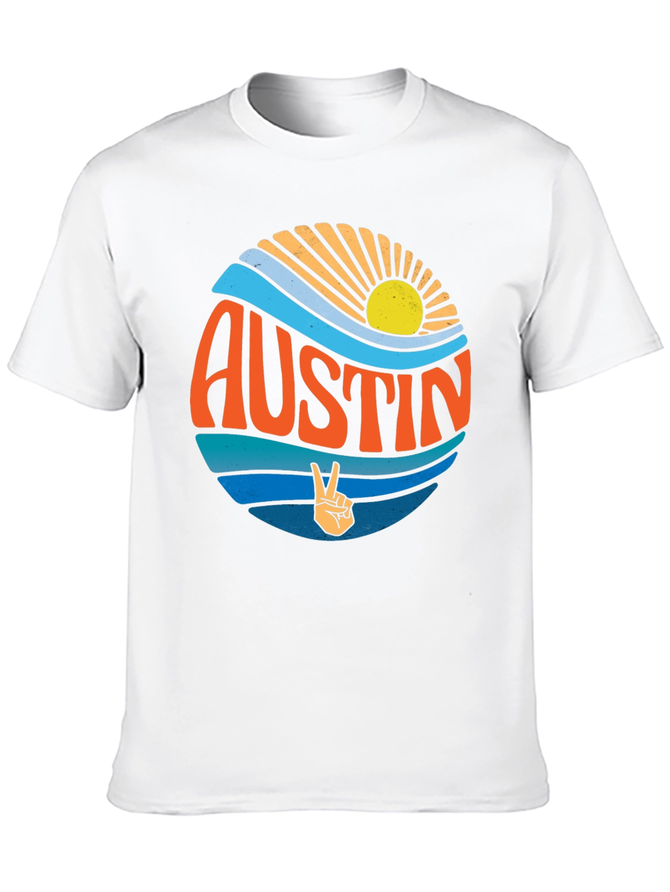 Austin Peace Sign T-Shirt