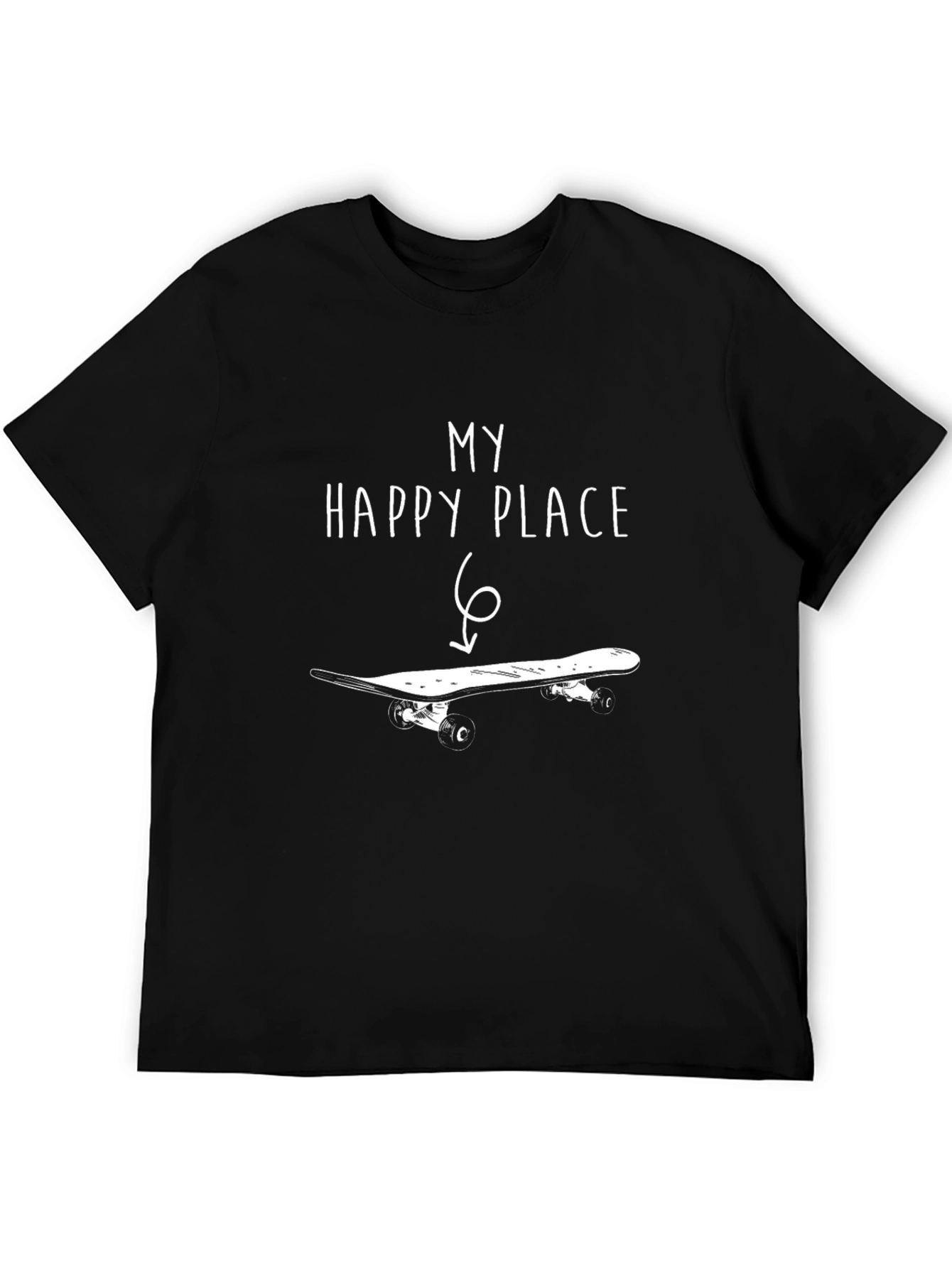 My Happy Place Skateboard Graphic Tee