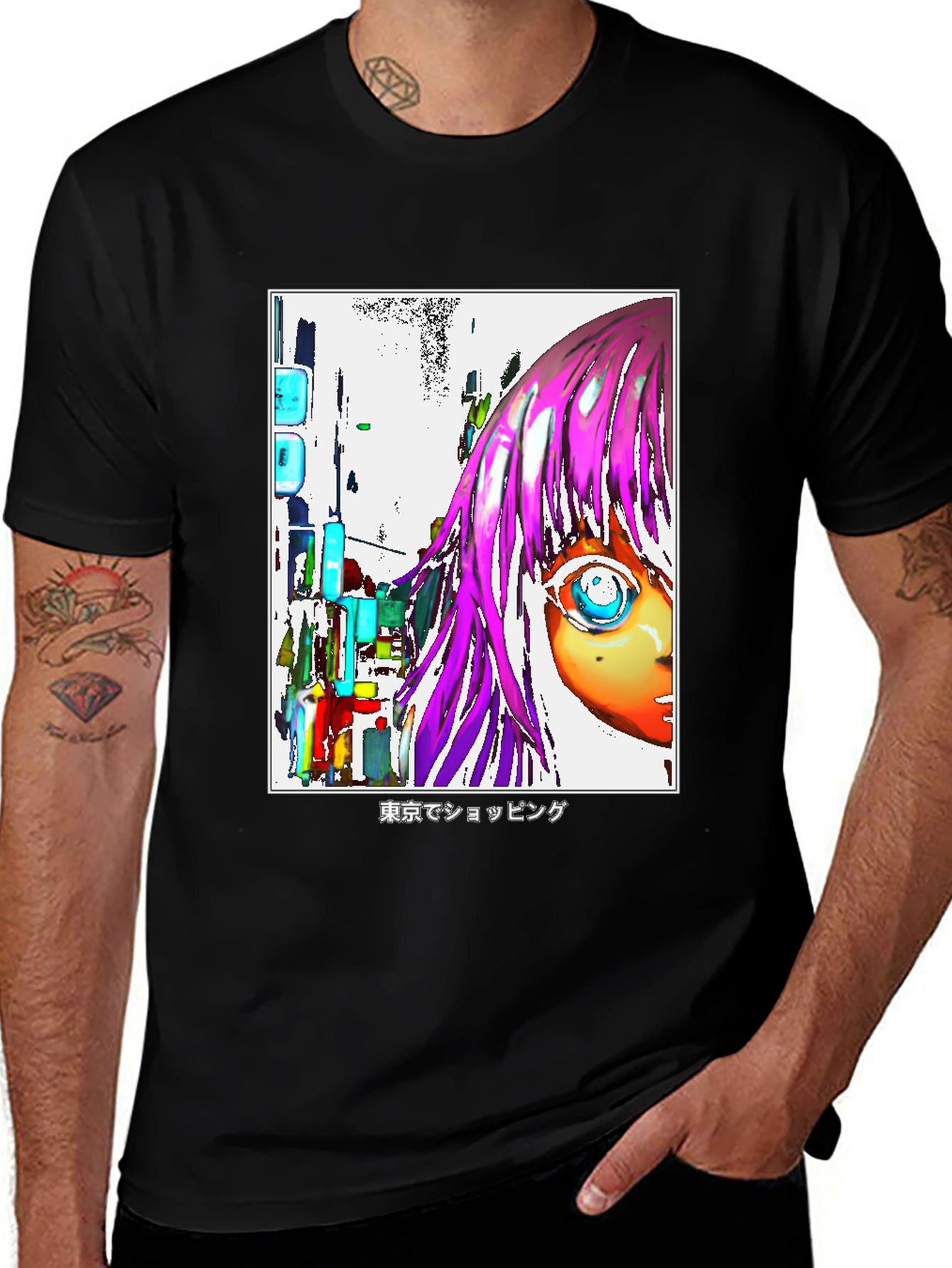 Tokyo Shopping Graphic T-Shirt