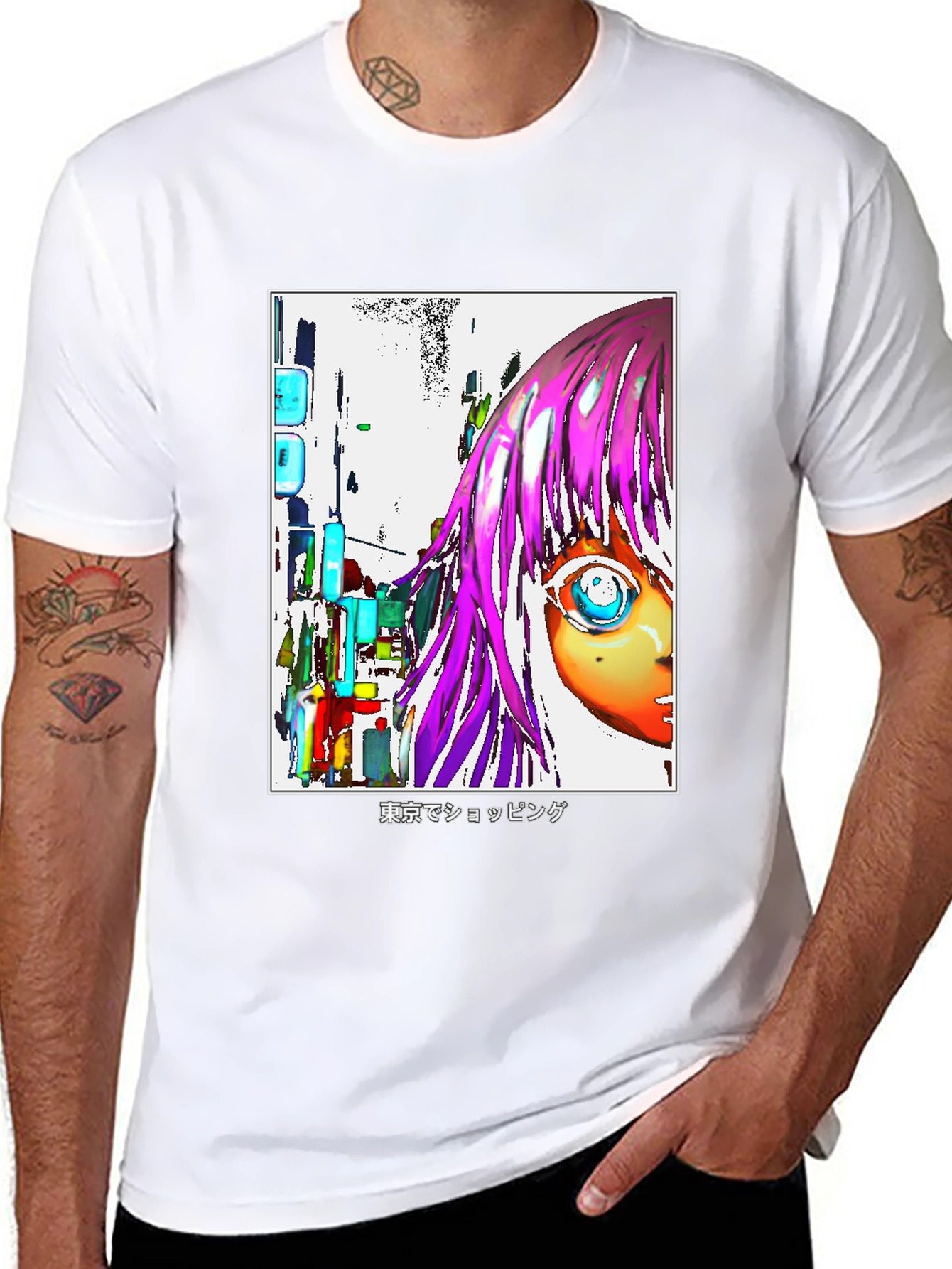 Tokyo Shopping Graphic T-Shirt