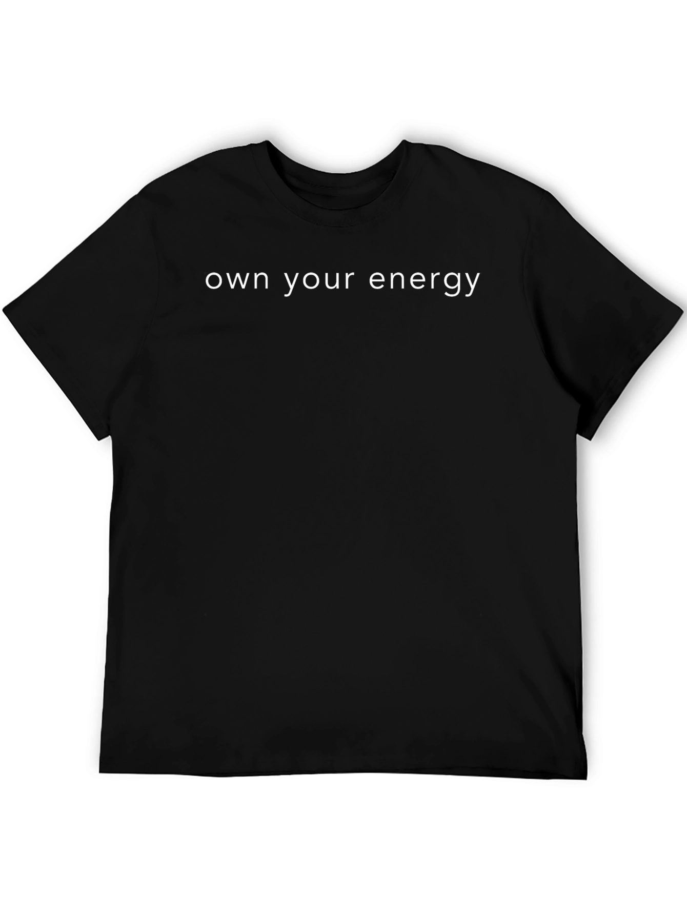Own Your Energy Black Graphic Tee