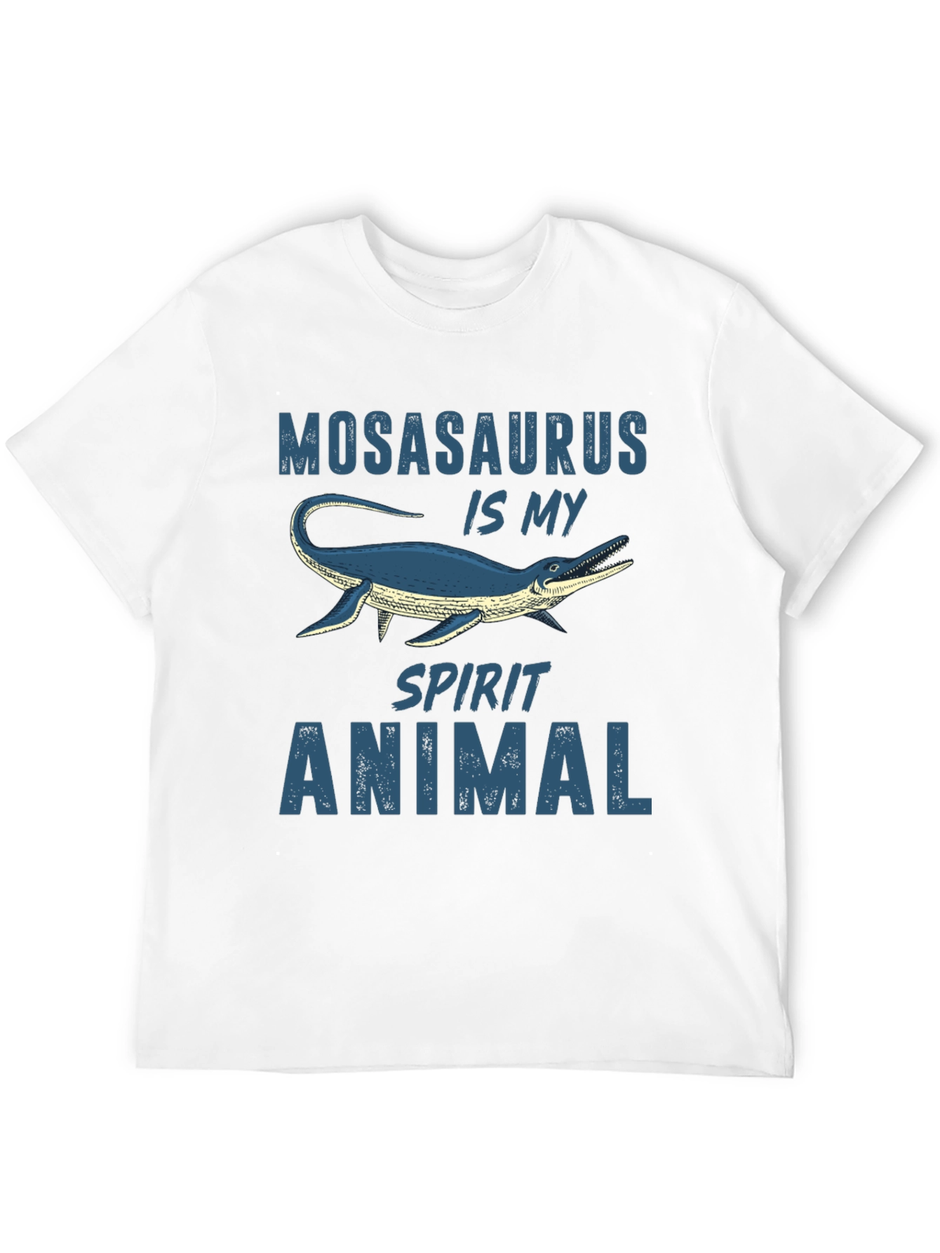 Mosasaurus Spirit Animal Graphic Tee - Black
