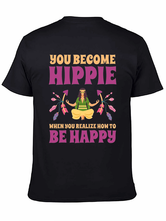 Hippie Lifestyle Graphic Tee - Spread Happiness