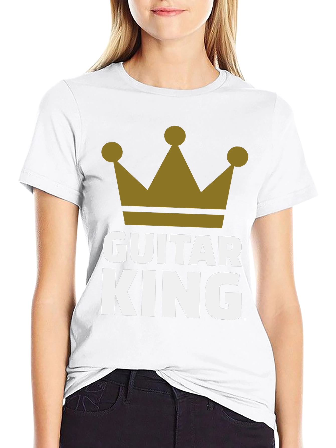 Guitar King Graphic T-Shirt - Musician Apparel