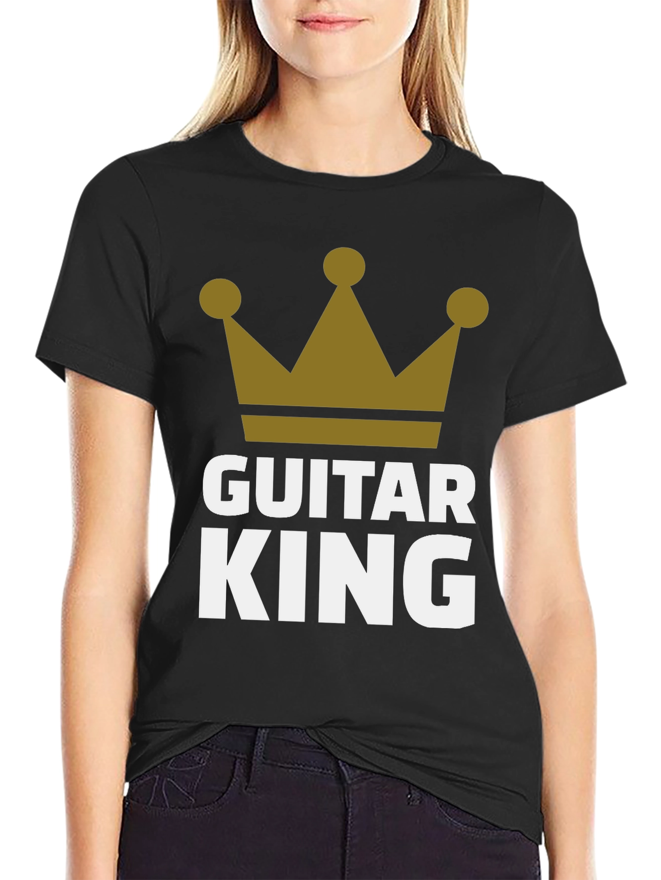 Guitar King Graphic T-Shirt - Musician Apparel