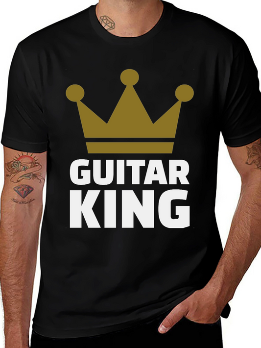 Guitar King Graphic T-Shirt - Musician Apparel