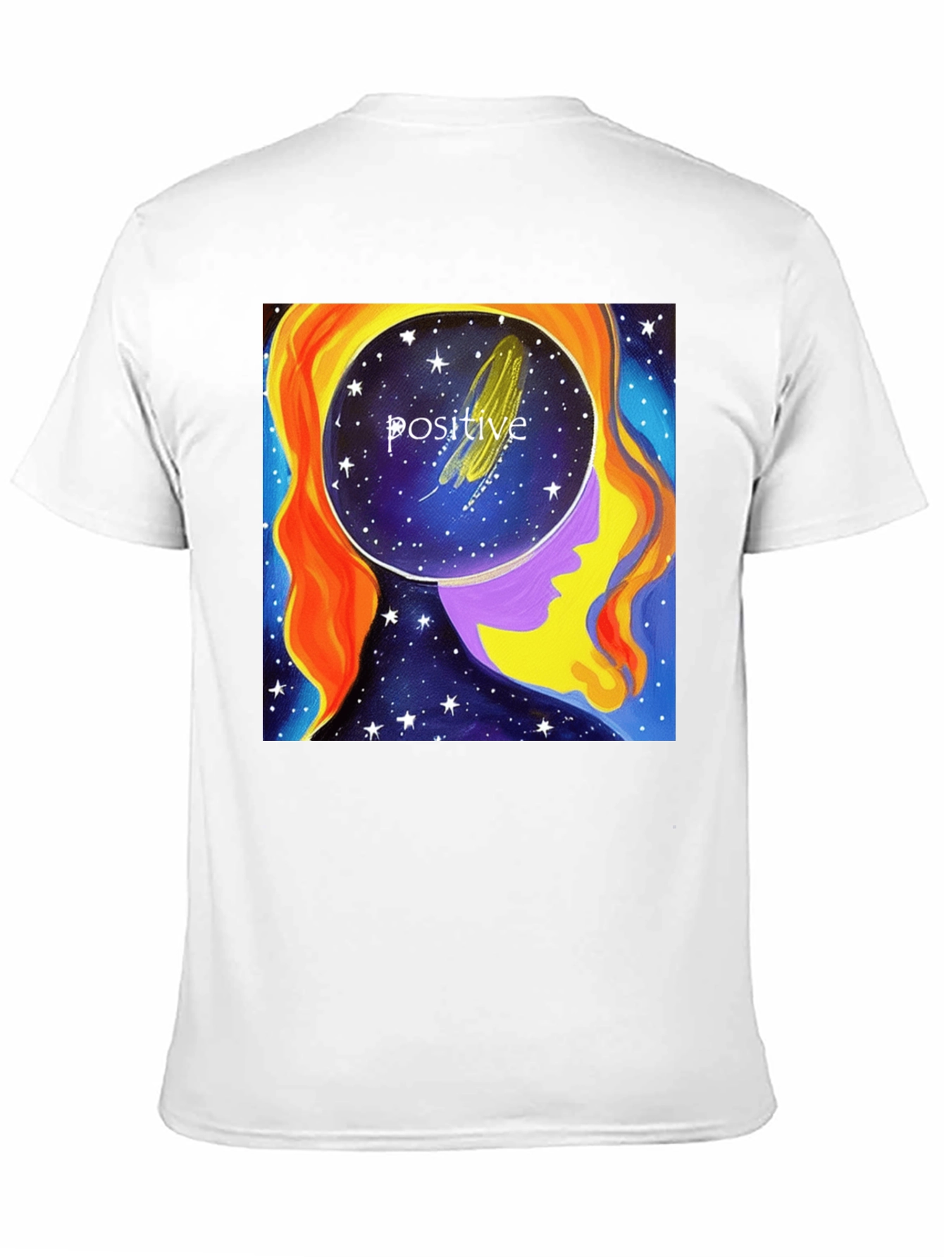 Positive Mind Black Graphic Tee