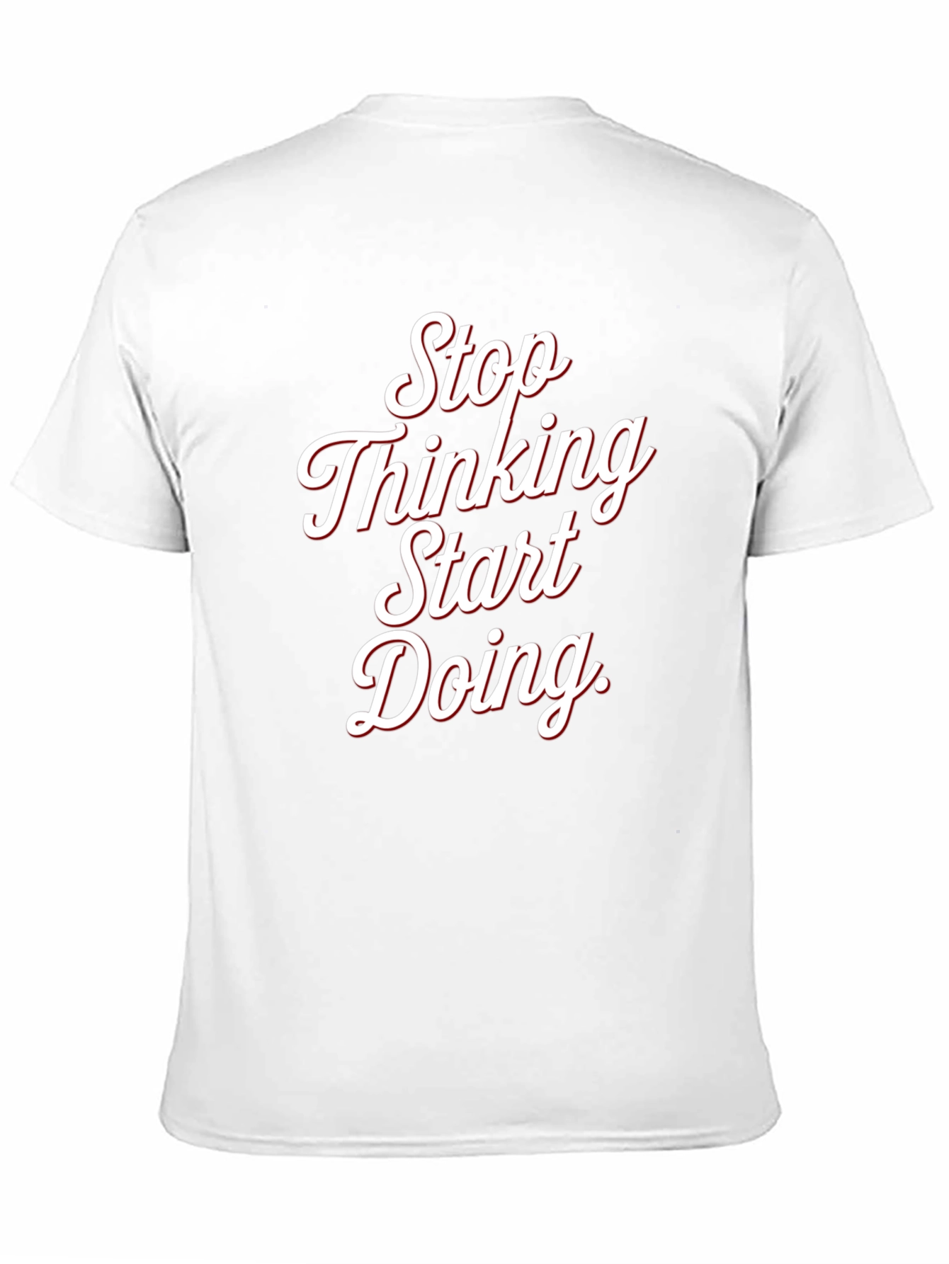 Stop Thinking Start Doing Black Tee