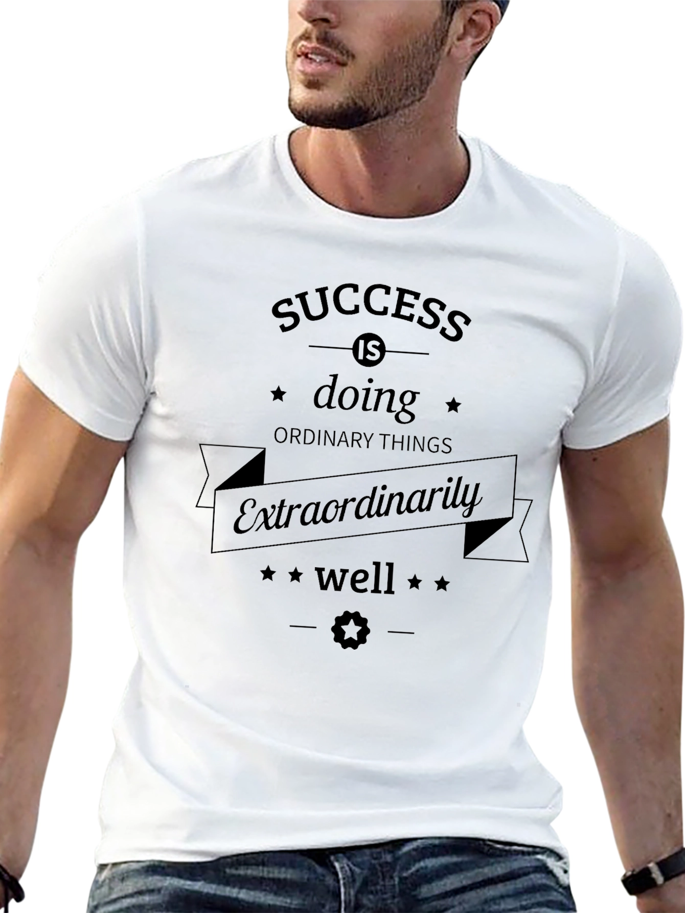 Success Quote Graphic T-Shirt