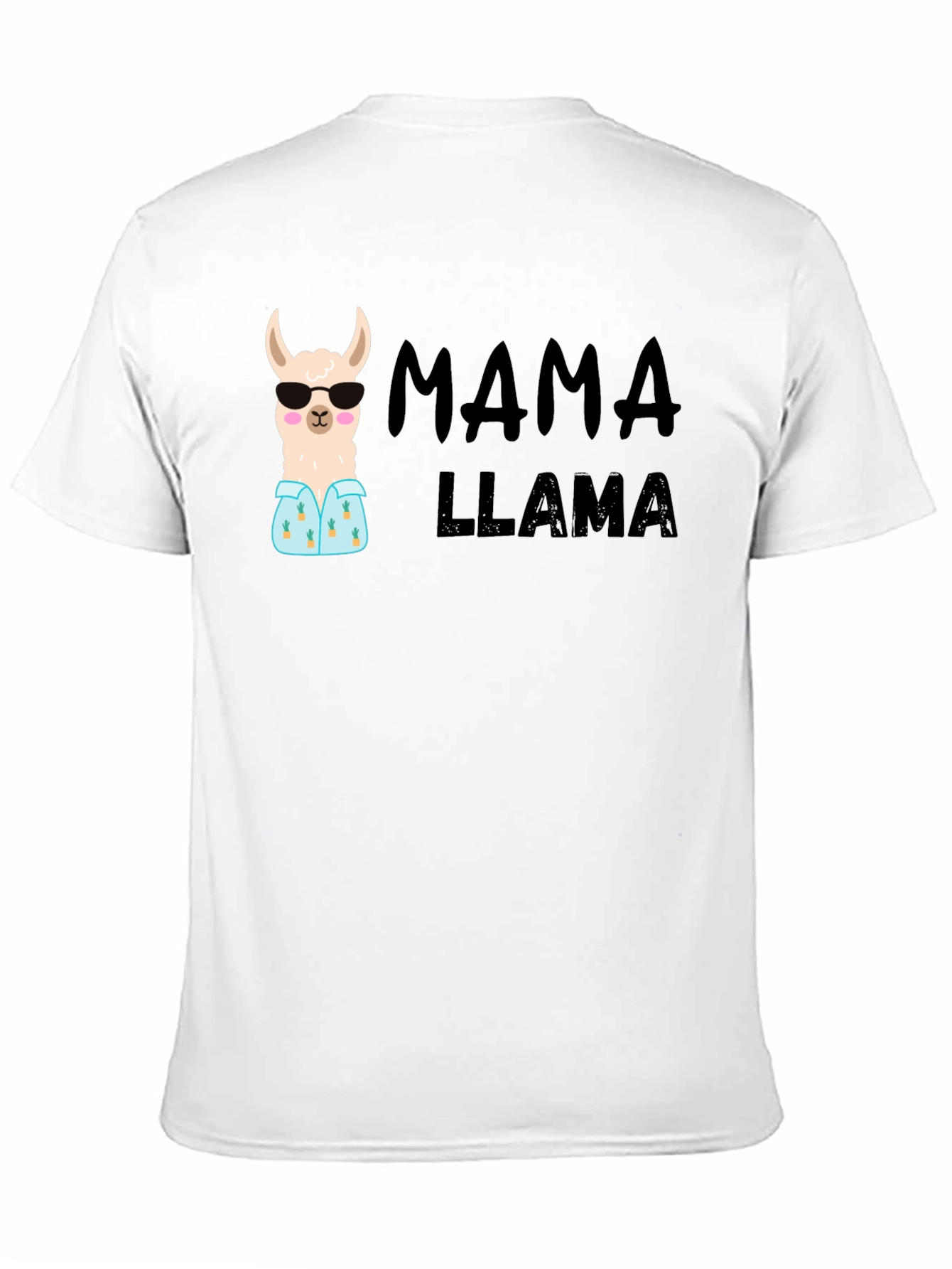 Mama Llama Graphic Tee - Cute Womens T-Shirt