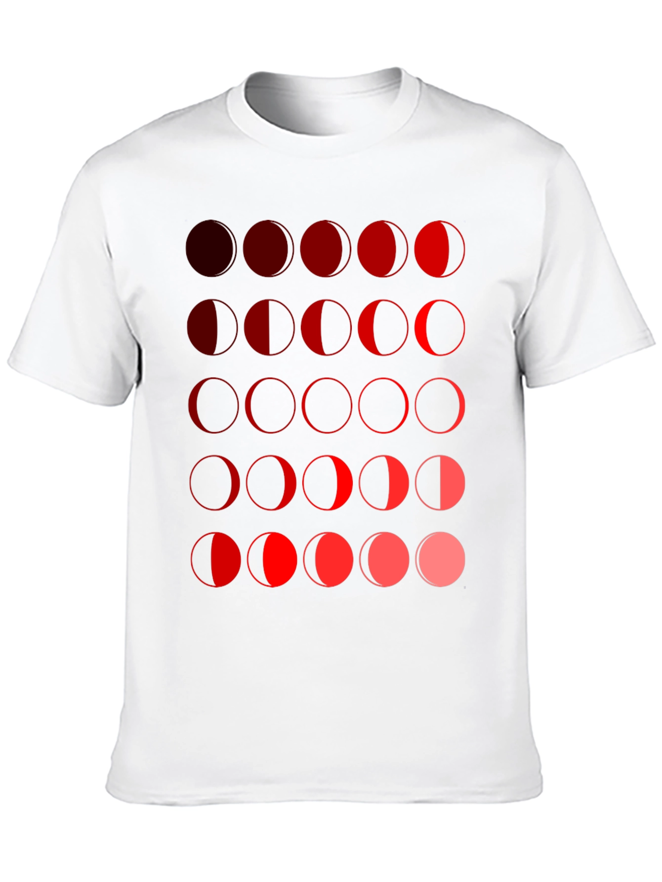 Moon Phase Graphic Tee - Black Unisex T-Shirt