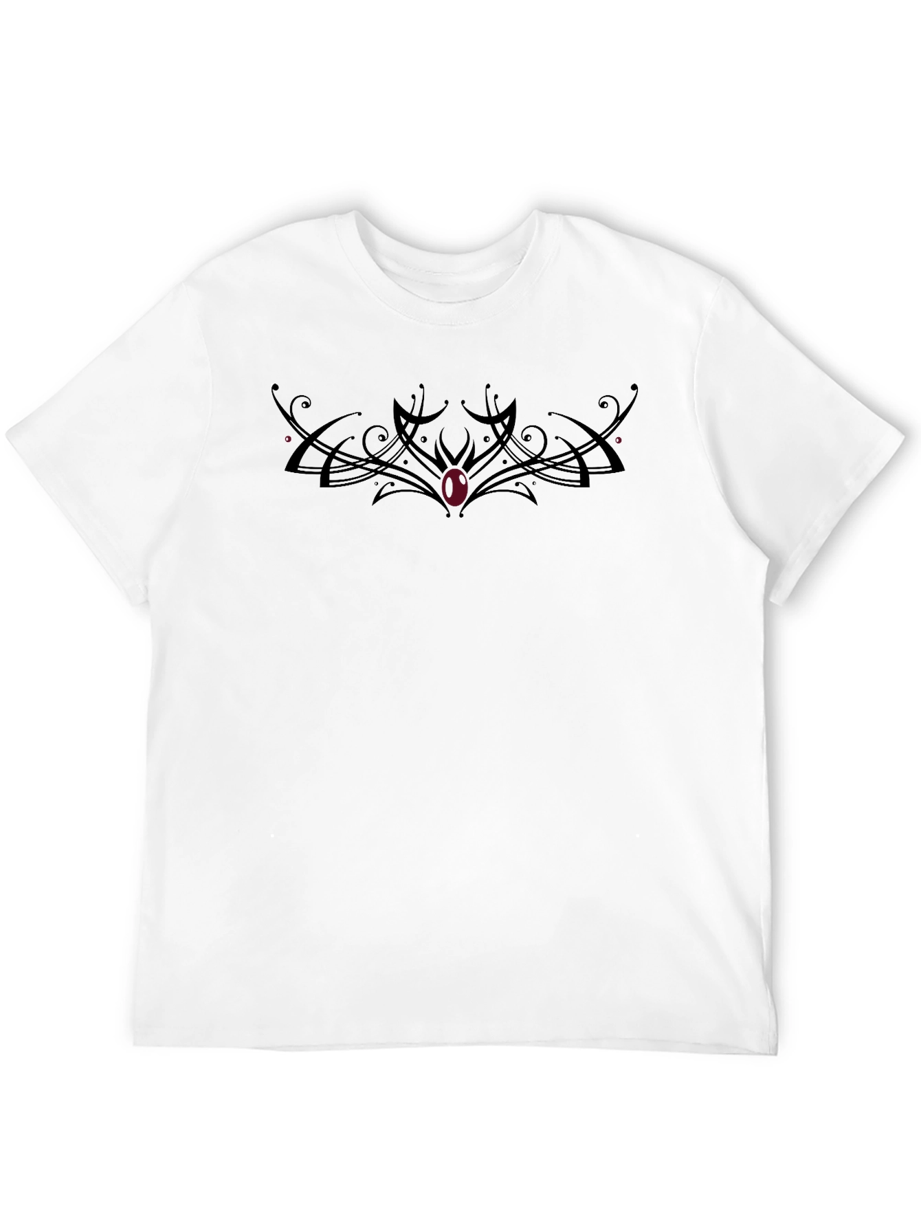 Gothic Ornament Mens T-Shirt - Black