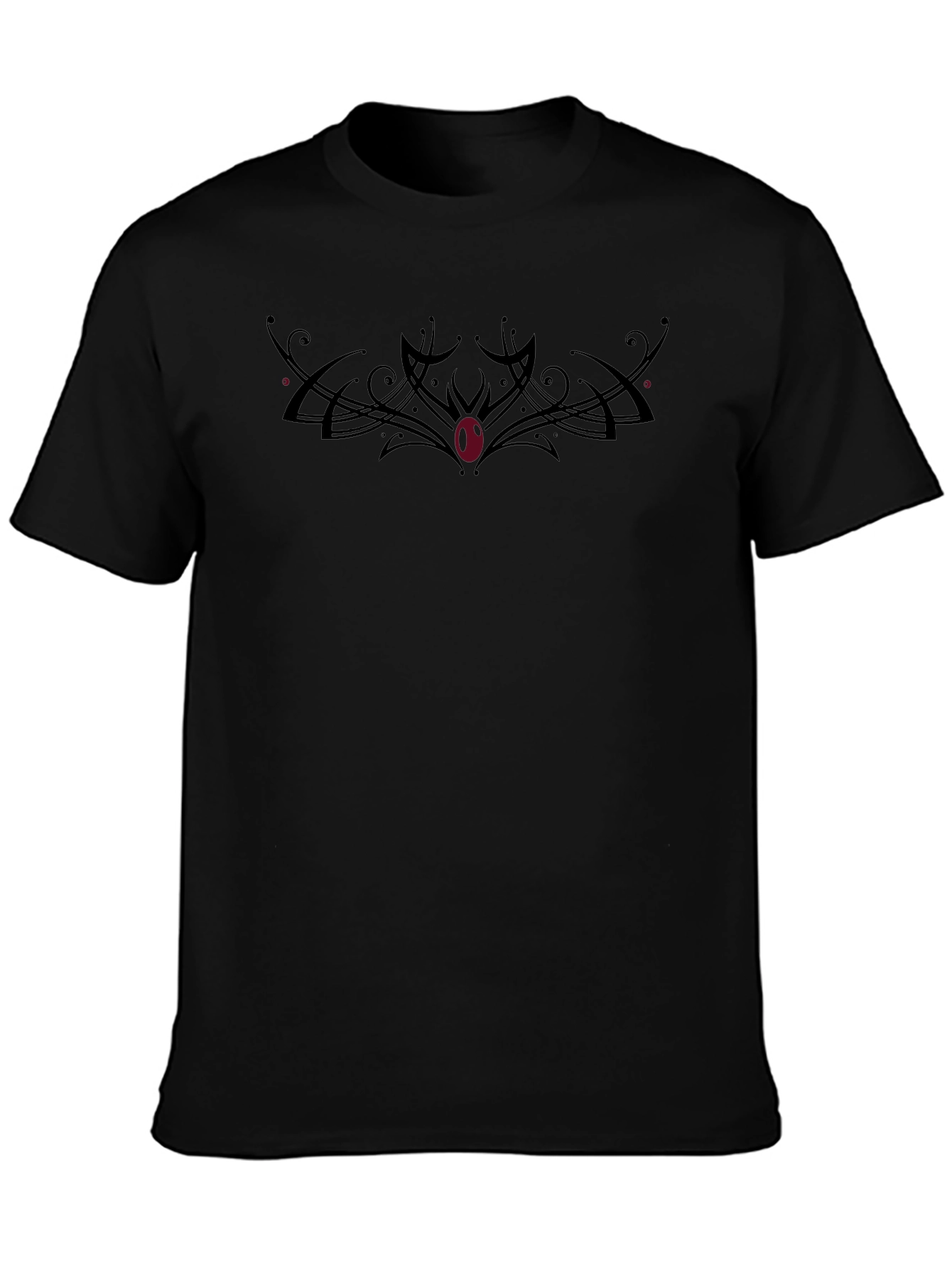 Gothic Ornament Mens T-Shirt - Black