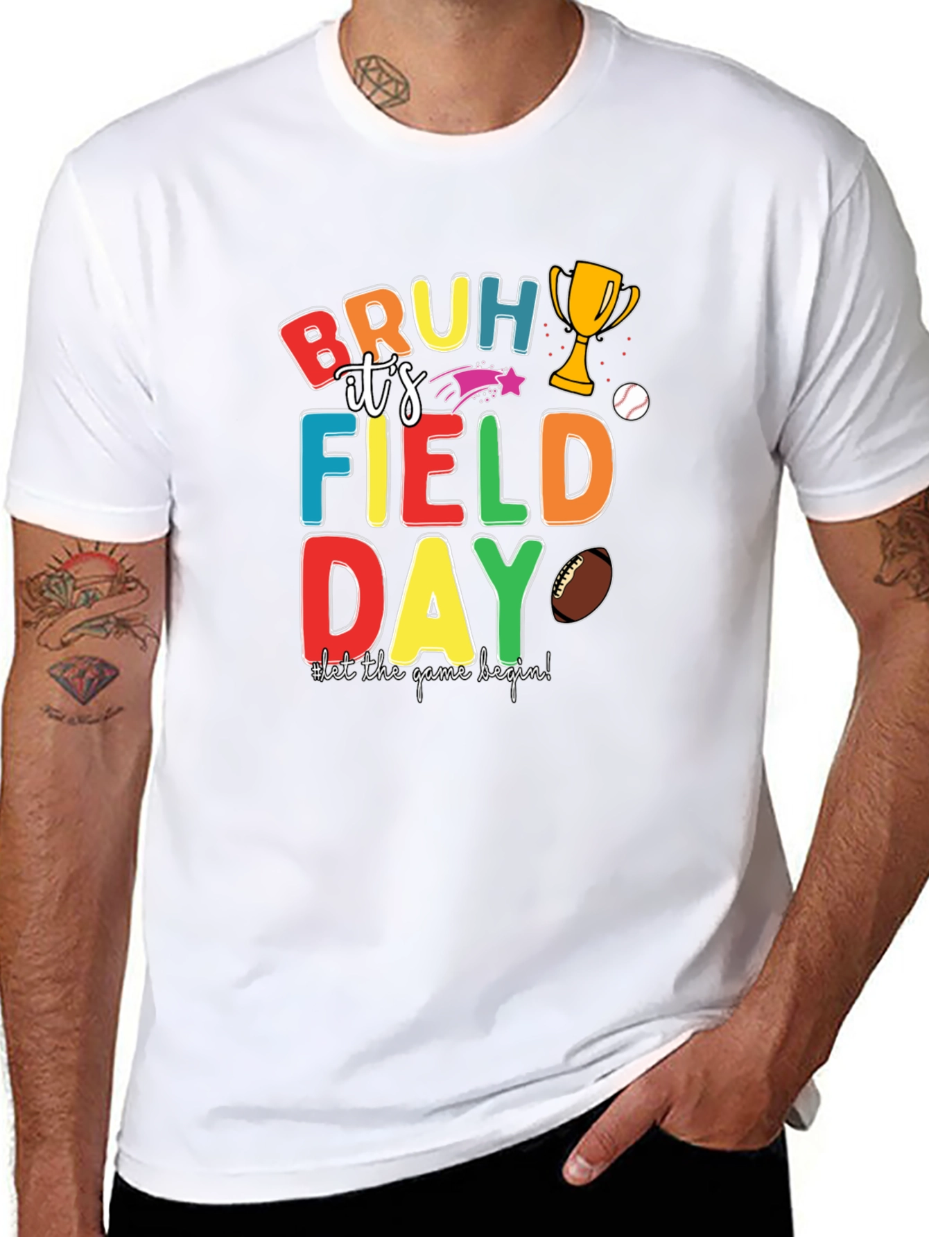 Bruh Its Field Day Graphic Tee