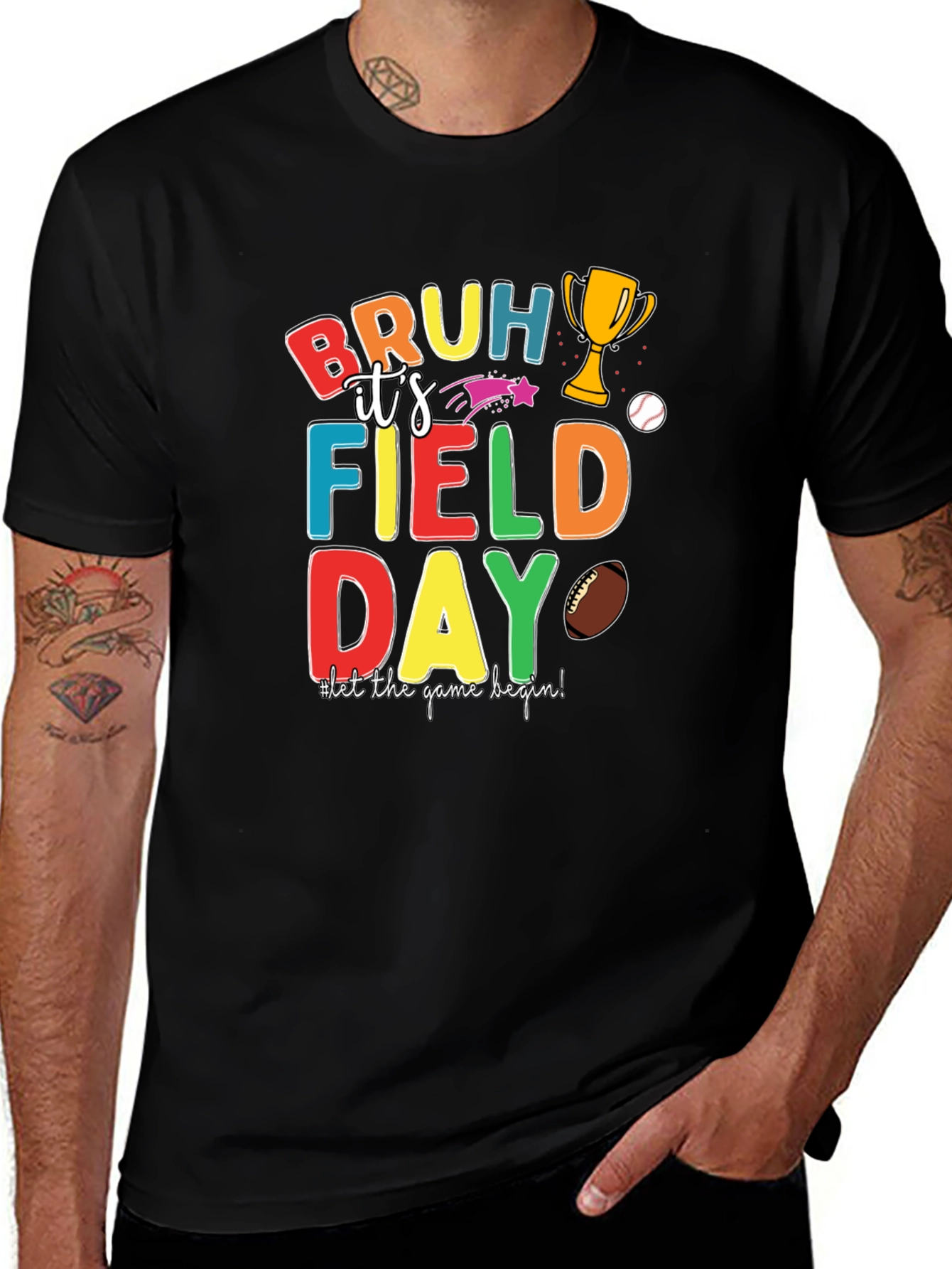Bruh Its Field Day Graphic Tee