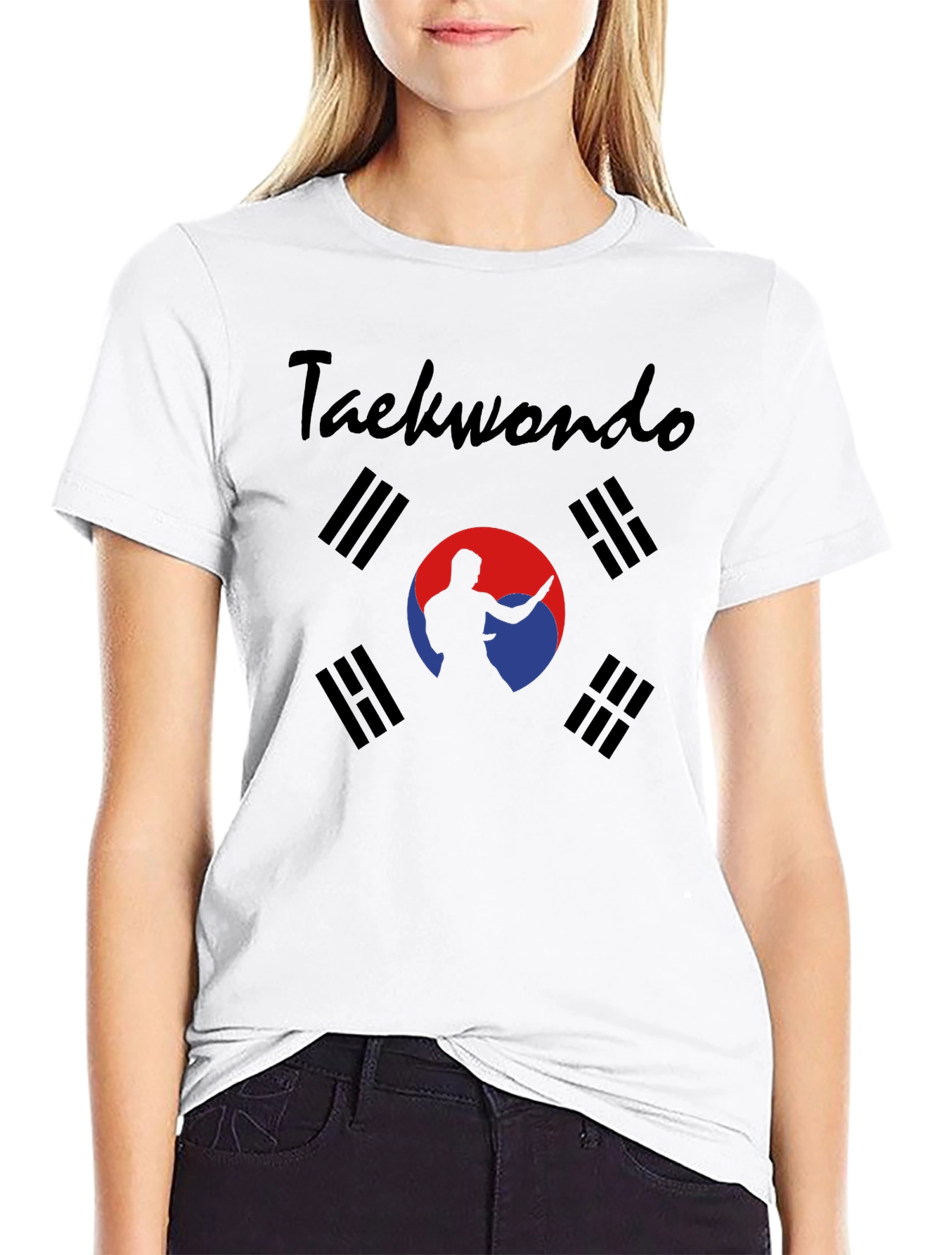 Taekwondo T-Shirt: South Korea Flag Martial Arts Tee