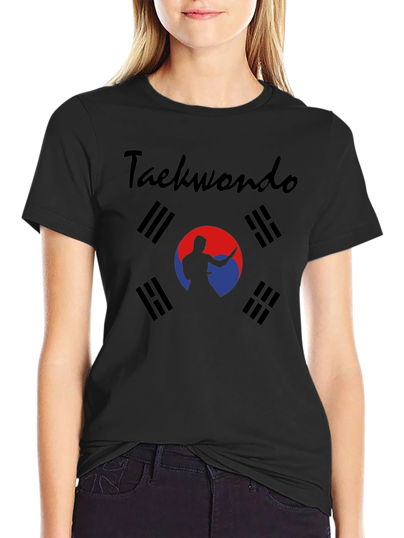 Taekwondo T-Shirt: South Korea Flag Martial Arts Tee