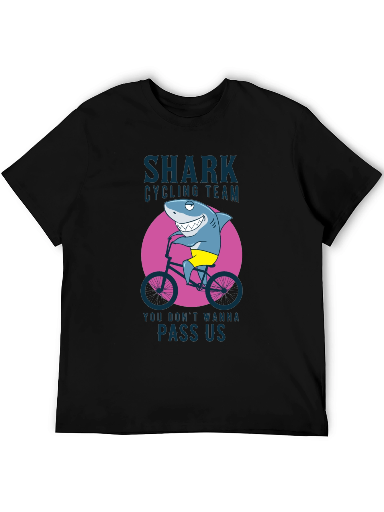 Shark Cycling Team Graphic Tee - Ride in Style!