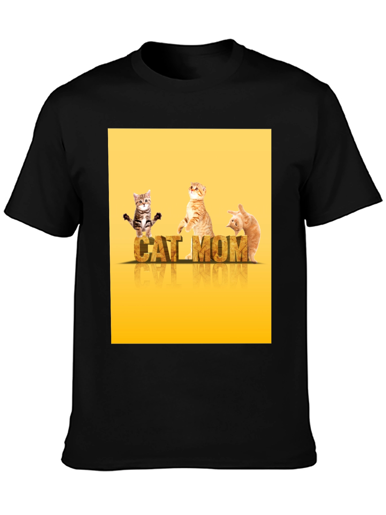 Cat Mom T-Shirt - Cute Kitten Design