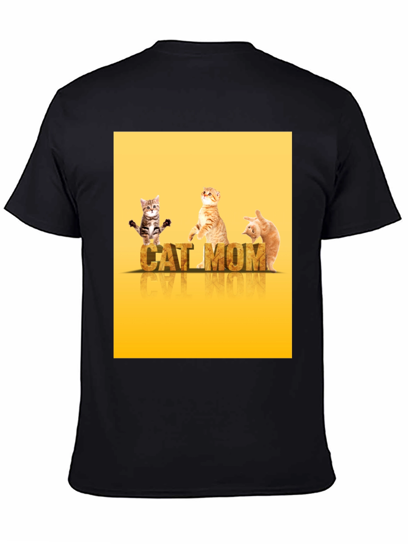 Cat Mom T-Shirt - Cute Kitten Design