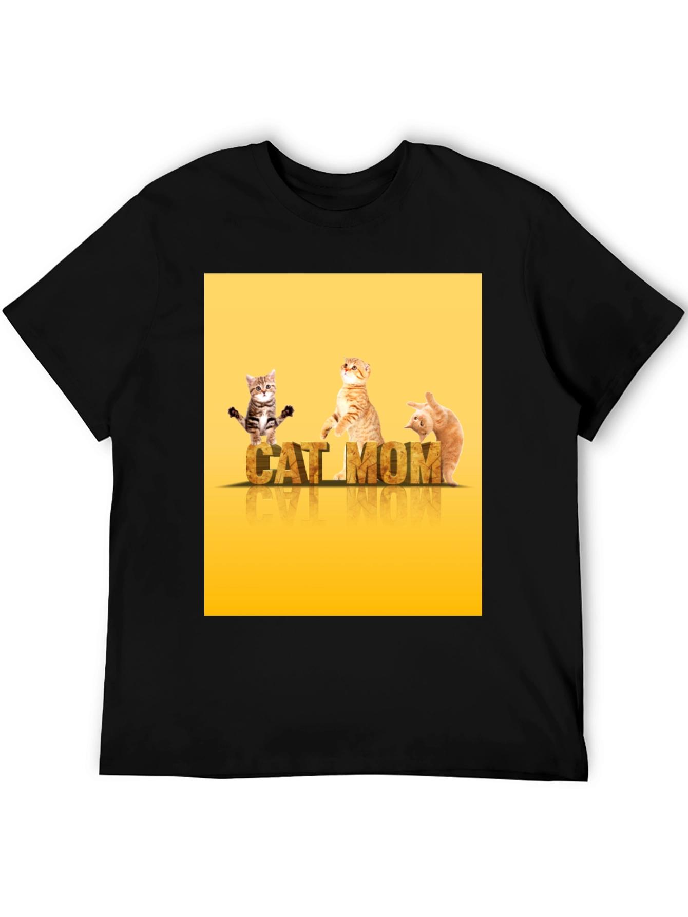Cat Mom T-Shirt - Cute Kitten Design