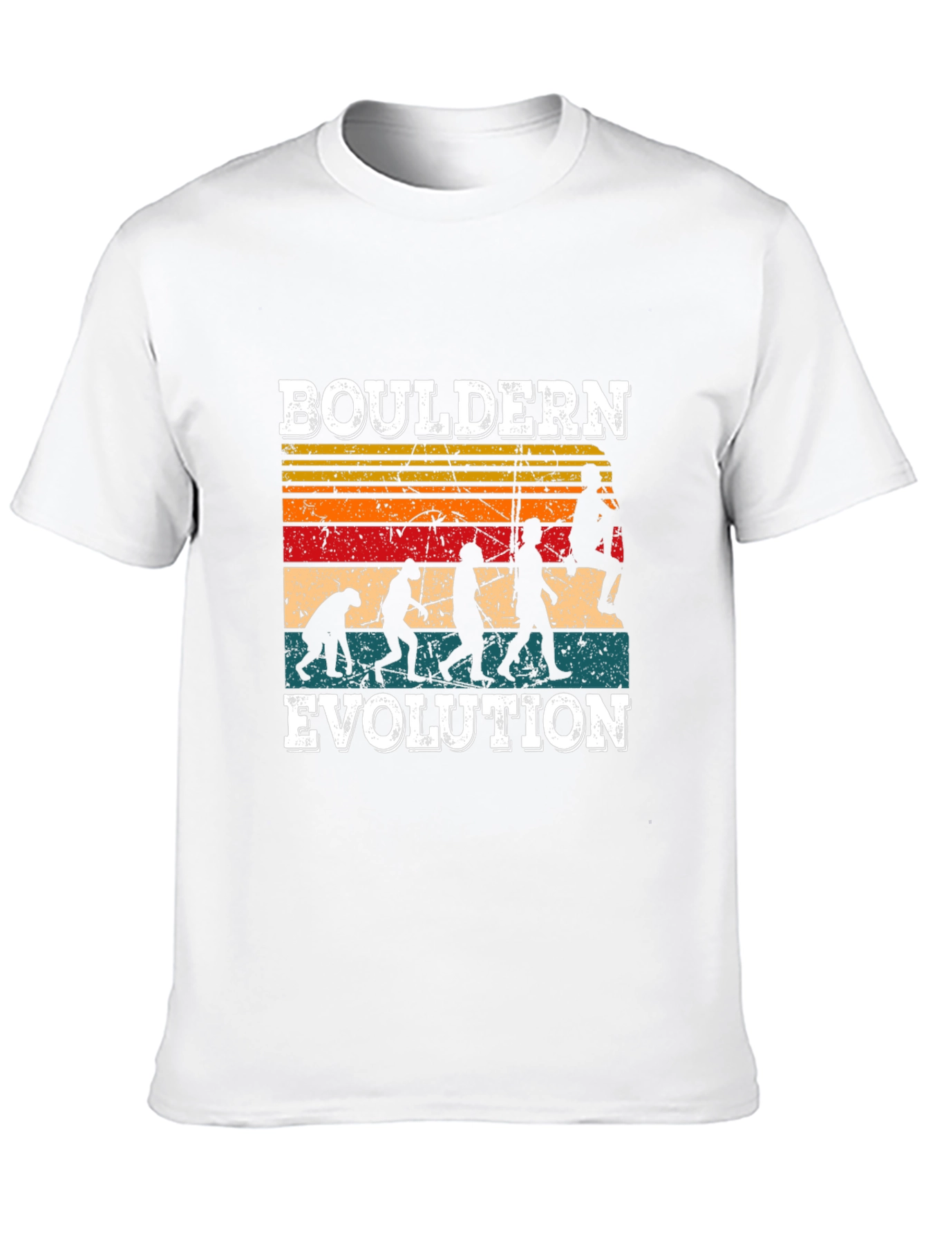 Bouldering Evolution Graphic Tee