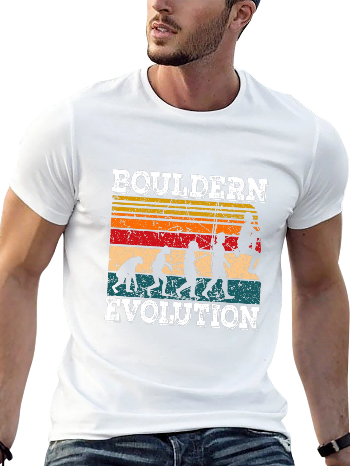 Bouldering Evolution Graphic Tee