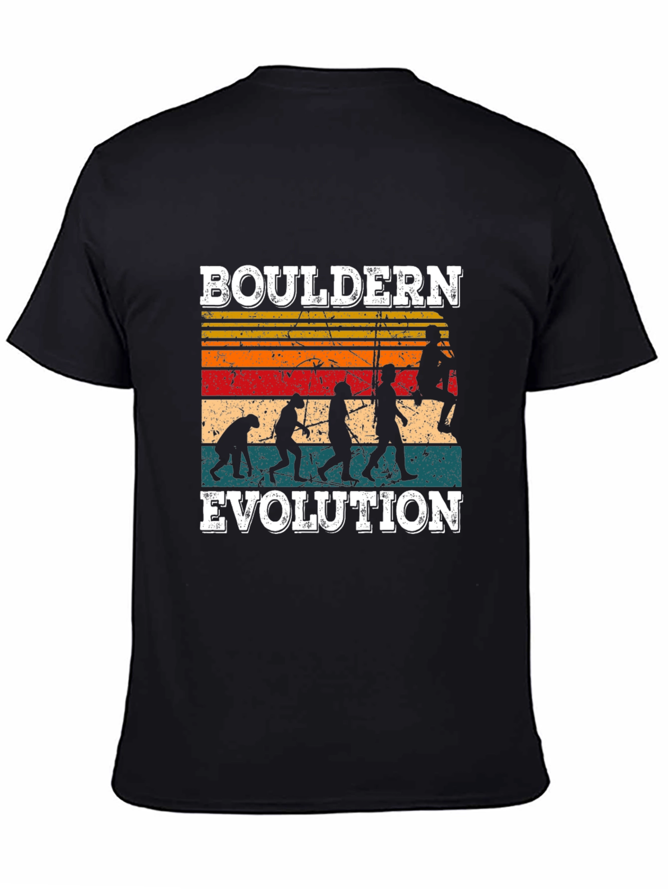 Bouldering Evolution Graphic Tee