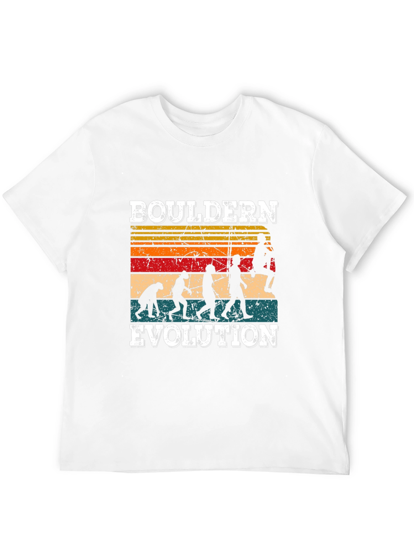 Bouldering Evolution Graphic Tee