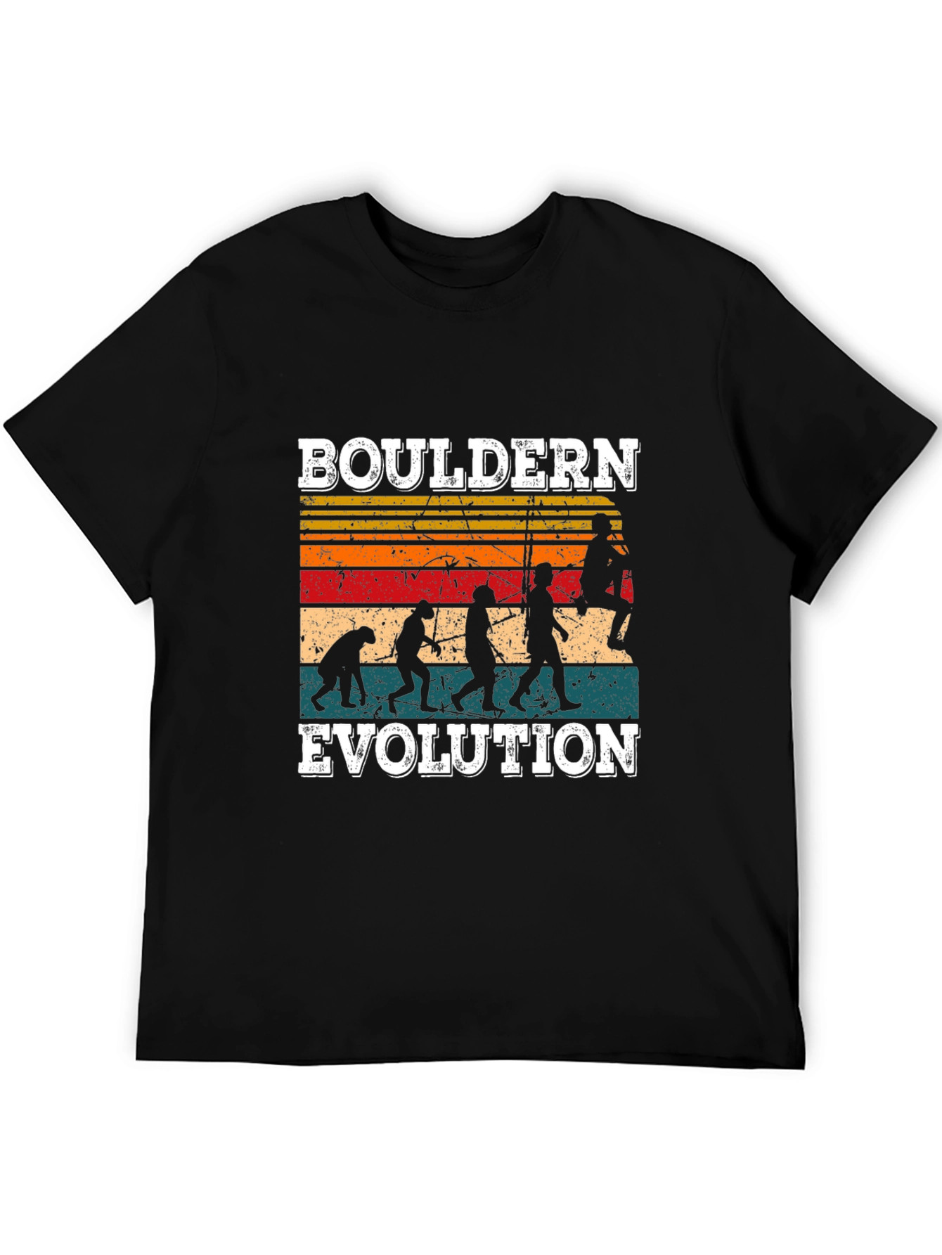 Bouldering Evolution Graphic Tee