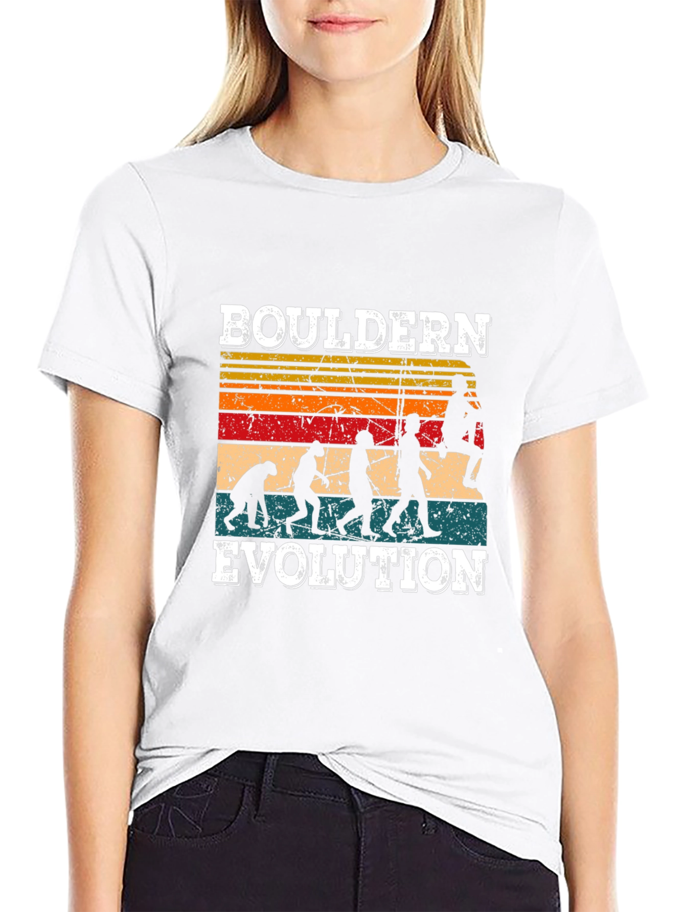 Bouldering Evolution Graphic Tee
