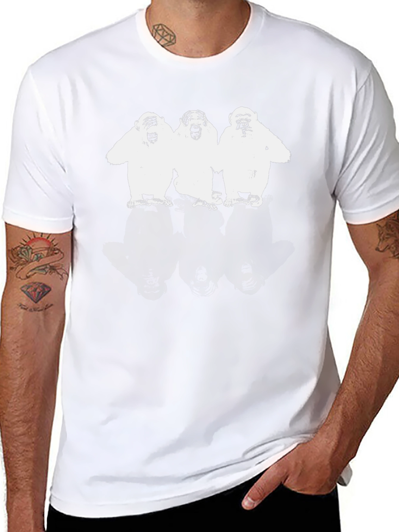See No Evil T-Shirt - Black Cotton Tee