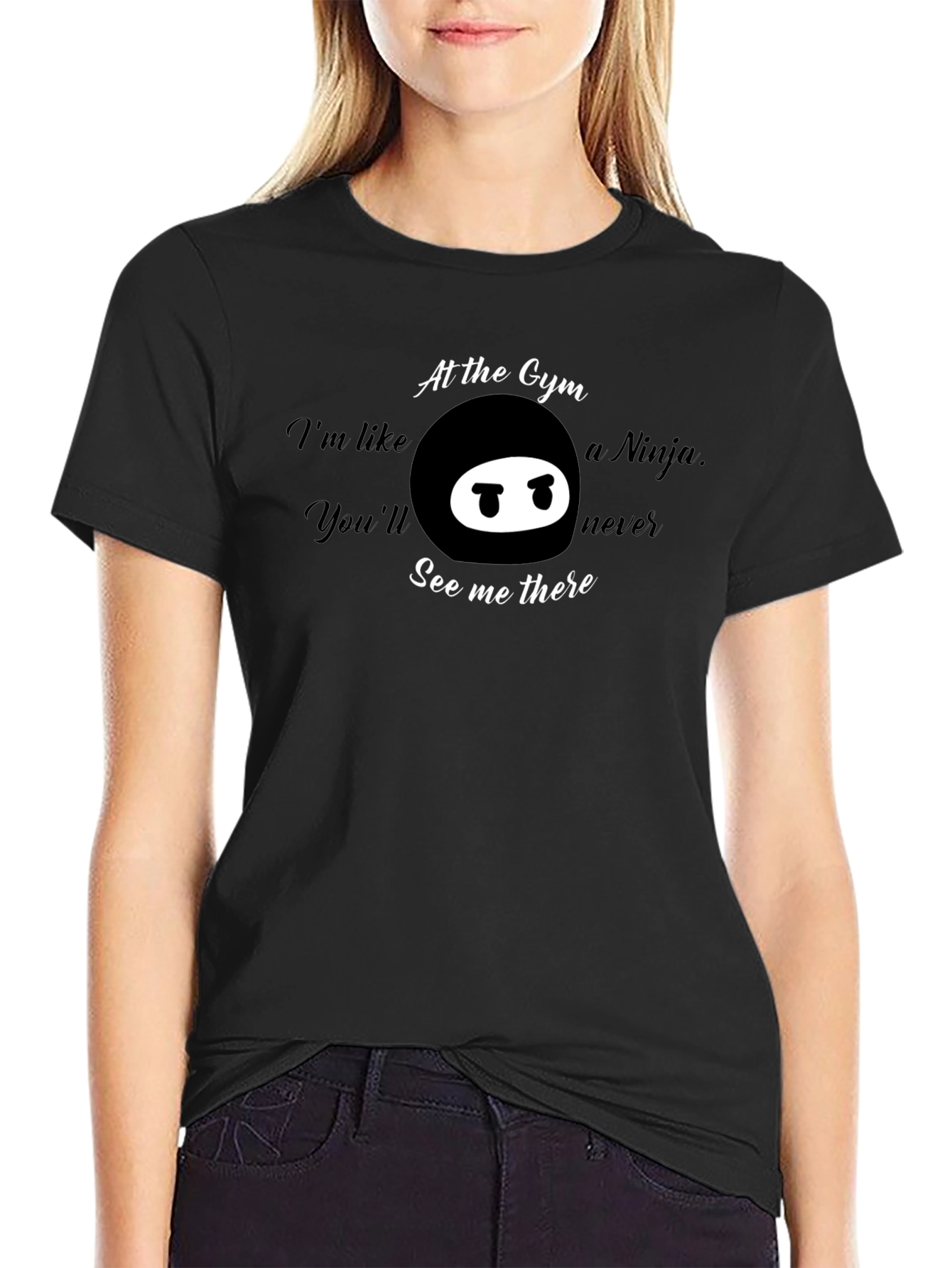 Gym Ninja T-Shirt - Funny Workout Tee
