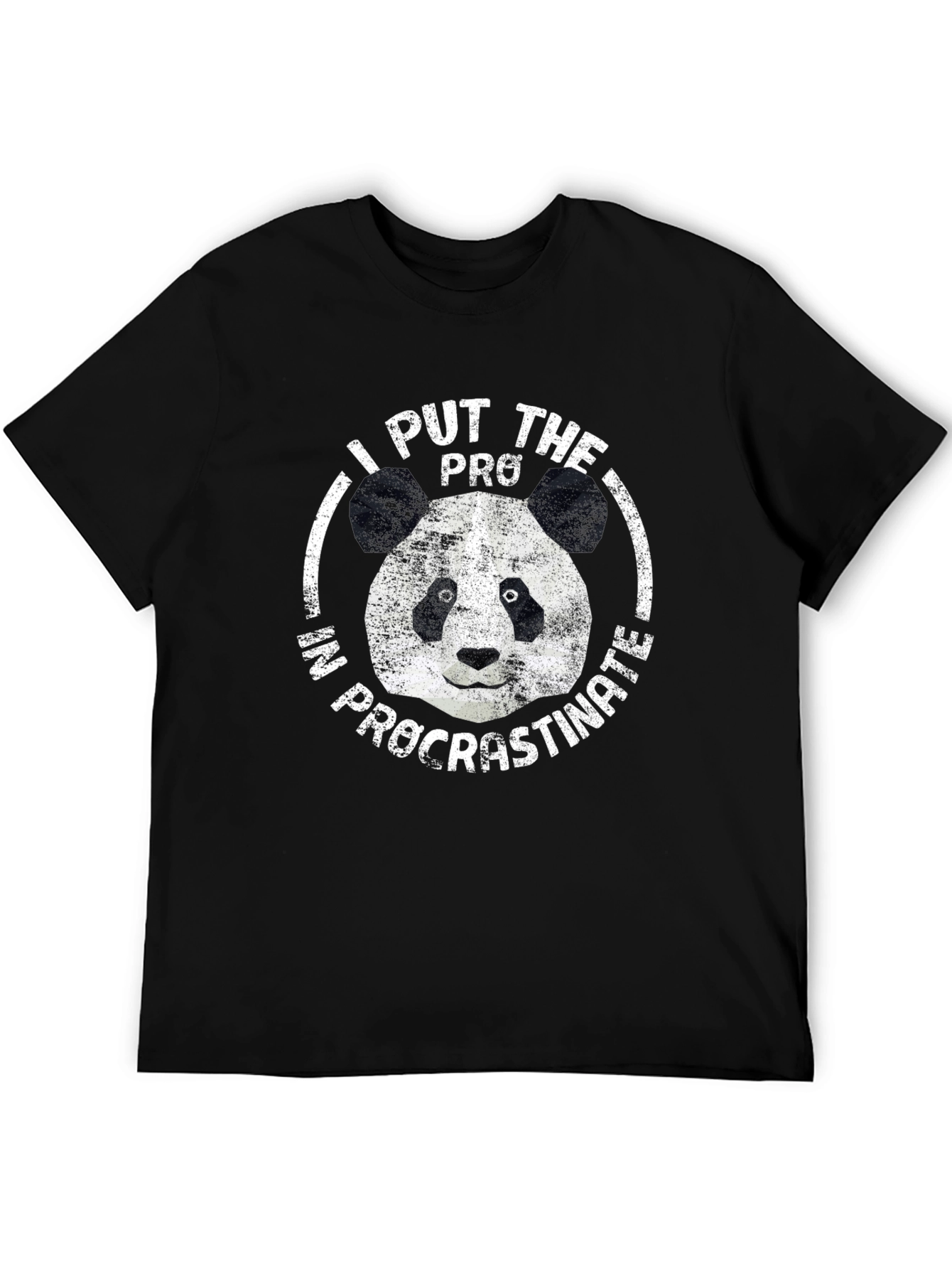 I Put the Pro in Procrastinate Panda Graphic Tee