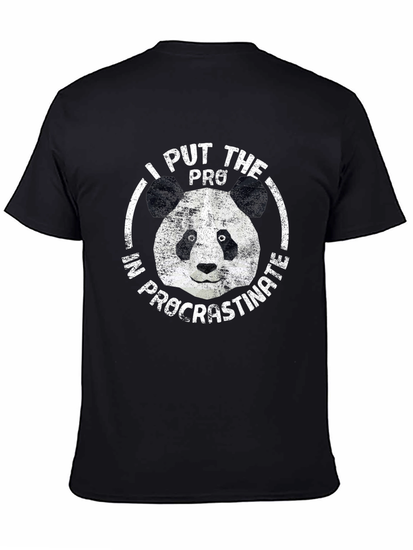 I Put the Pro in Procrastinate Panda Graphic Tee