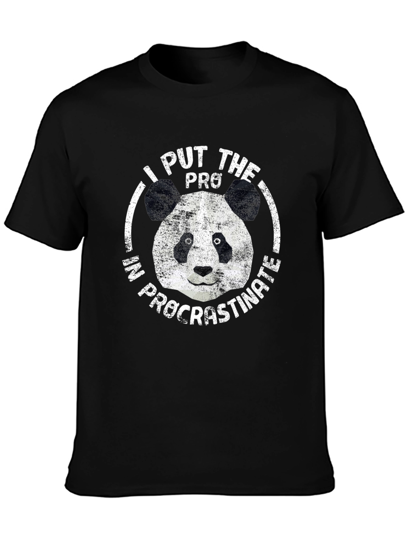 I Put the Pro in Procrastinate Panda Graphic Tee