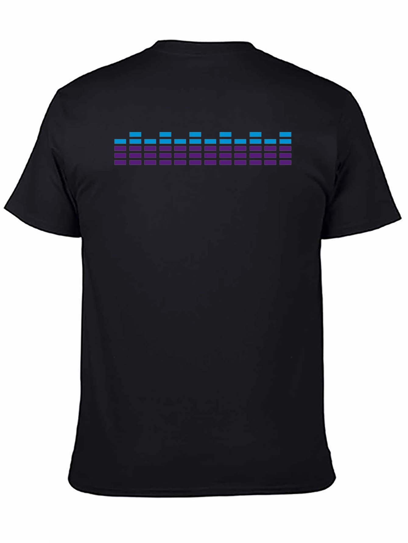 Soundwave Graphic Print Black T-Shirt