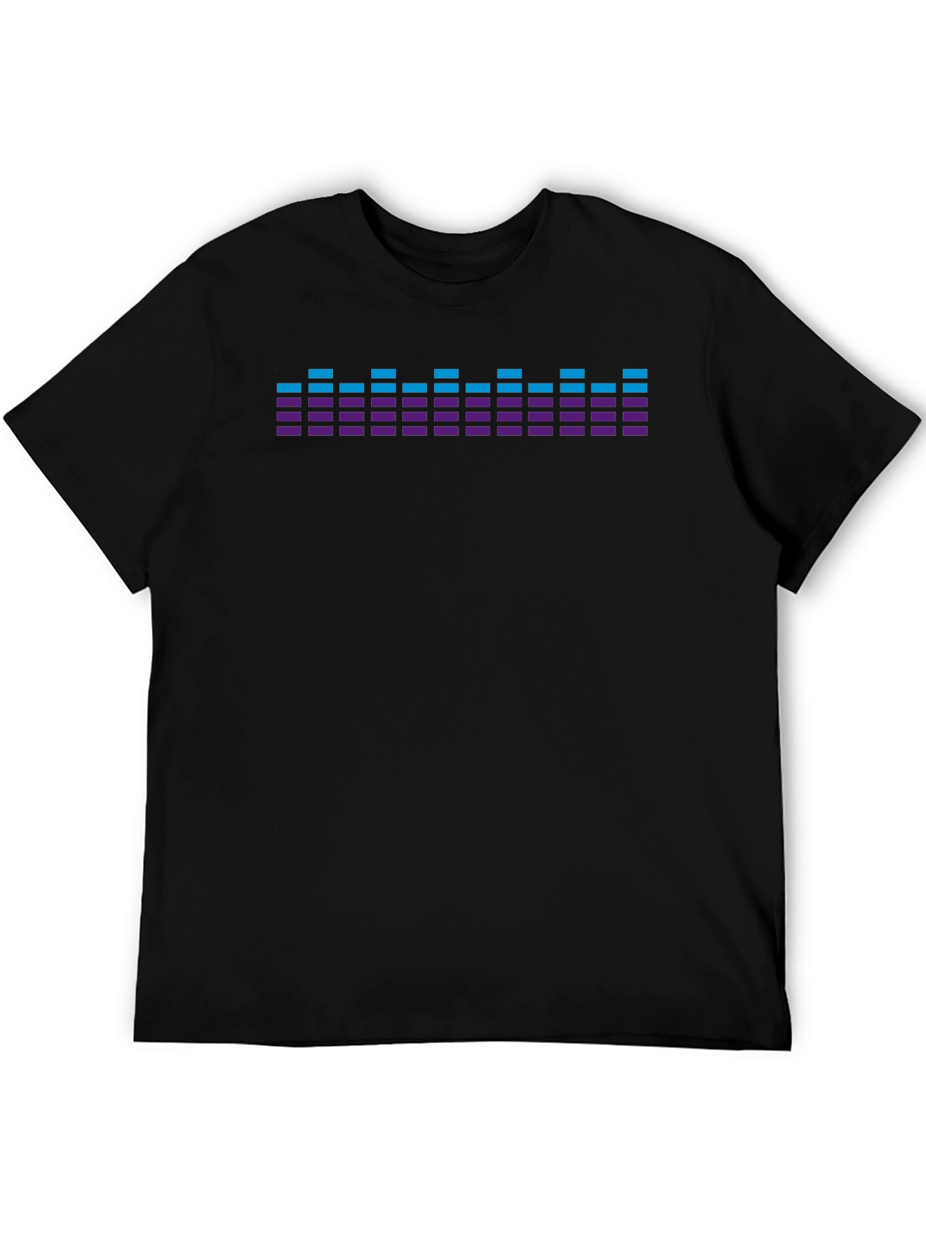 Soundwave Graphic Print Black T-Shirt