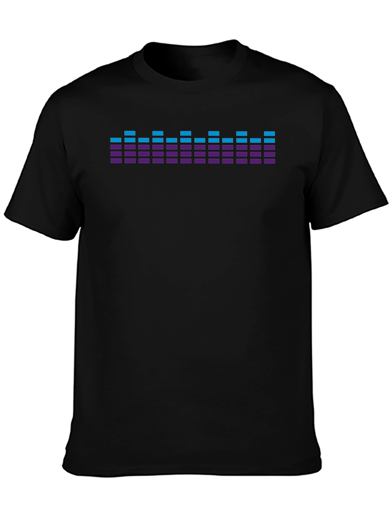 Soundwave Graphic Print Black T-Shirt
